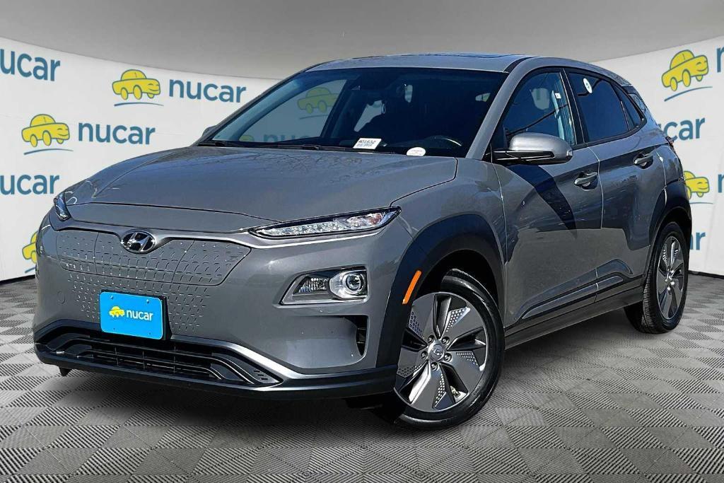 used 2021 Hyundai Kona EV car, priced at $16,900