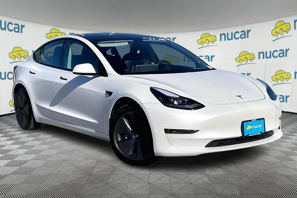 used 2021 Tesla Model 3 car, priced at $27,400