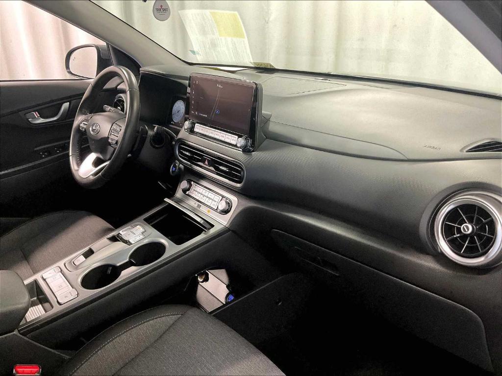 used 2023 Hyundai Kona EV car, priced at $18,500
