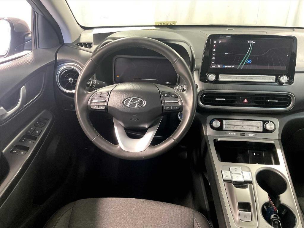 used 2023 Hyundai Kona EV car, priced at $18,500