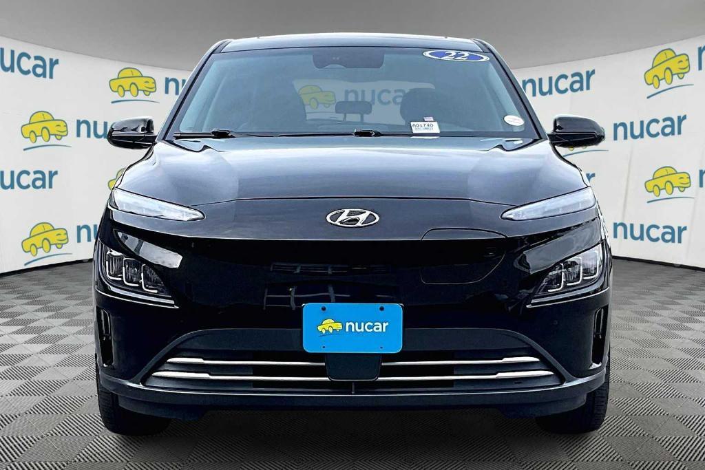 used 2022 Hyundai Kona EV car, priced at $18,000