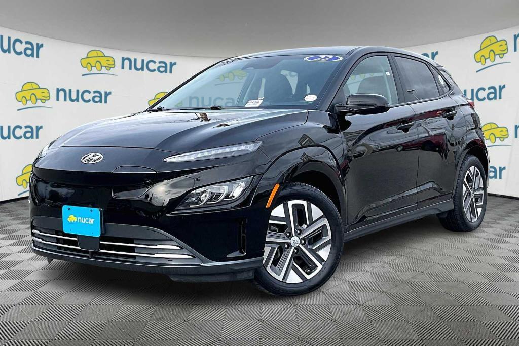 used 2022 Hyundai Kona EV car, priced at $18,000