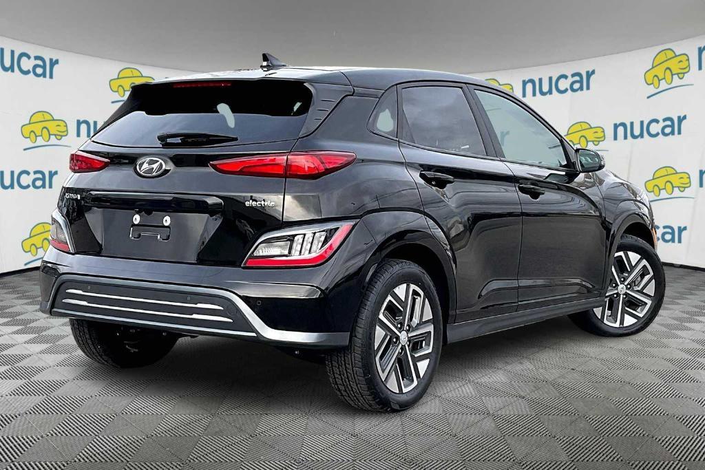 used 2022 Hyundai Kona EV car, priced at $18,000