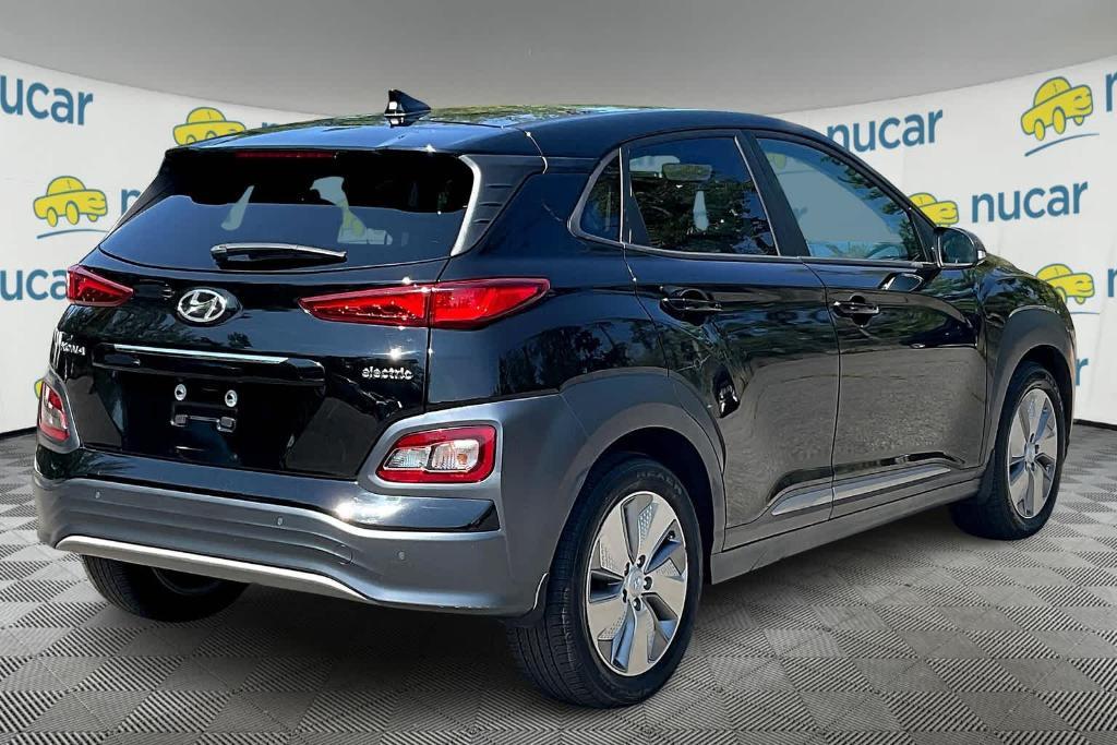 used 2021 Hyundai Kona EV car, priced at $15,500