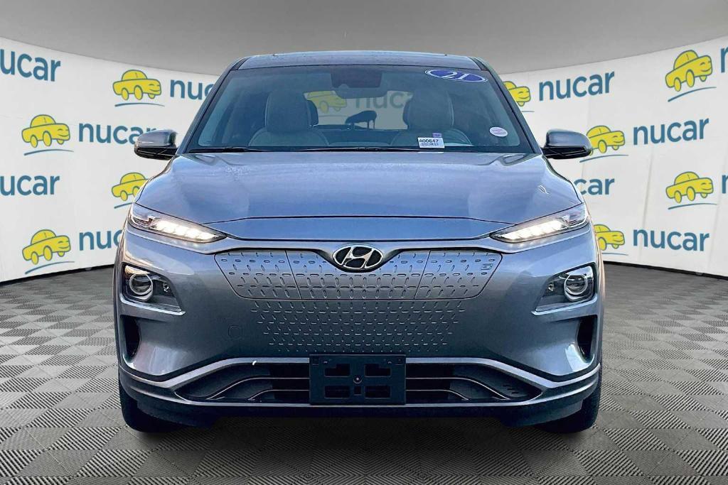 used 2021 Hyundai Kona EV car, priced at $17,900