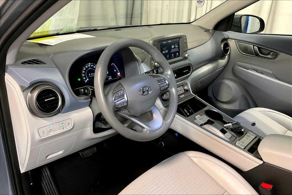 used 2021 Hyundai Kona EV car, priced at $17,900