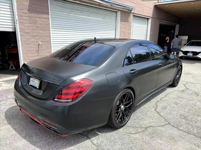 used 2020 Mercedes-Benz AMG S 63 car, priced at $88,500