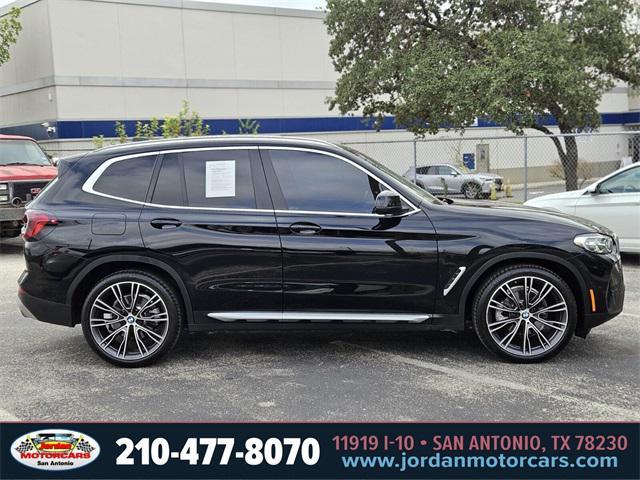 used 2022 BMW X3 car, priced at $27,597