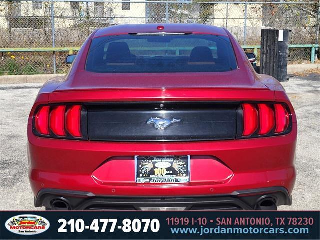 used 2018 Ford Mustang car, priced at $17,486