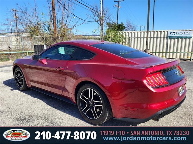 used 2018 Ford Mustang car, priced at $17,486