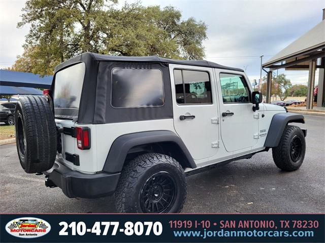 used 2017 Jeep Wrangler Unlimited car, priced at $20,502