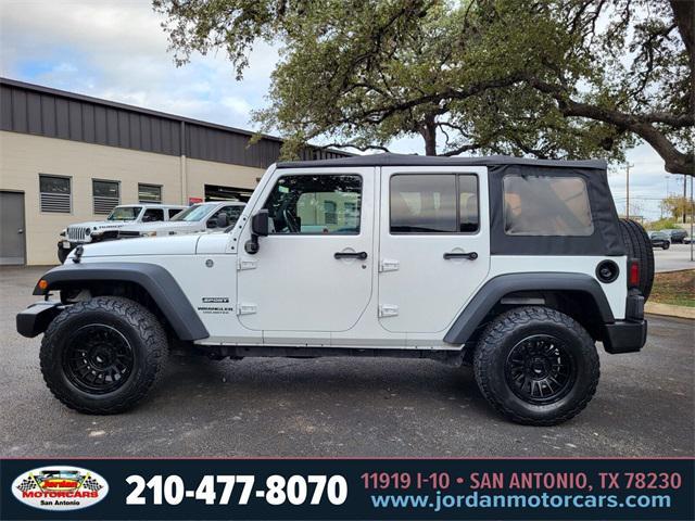 used 2017 Jeep Wrangler Unlimited car, priced at $20,502