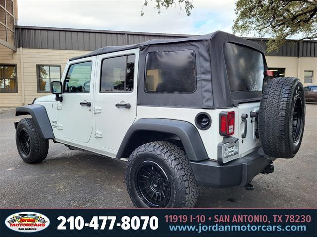 used 2017 Jeep Wrangler Unlimited car, priced at $20,502