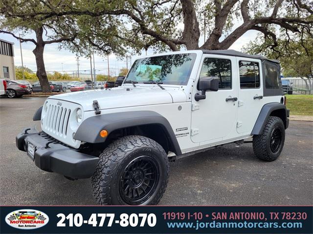 used 2017 Jeep Wrangler Unlimited car, priced at $20,502