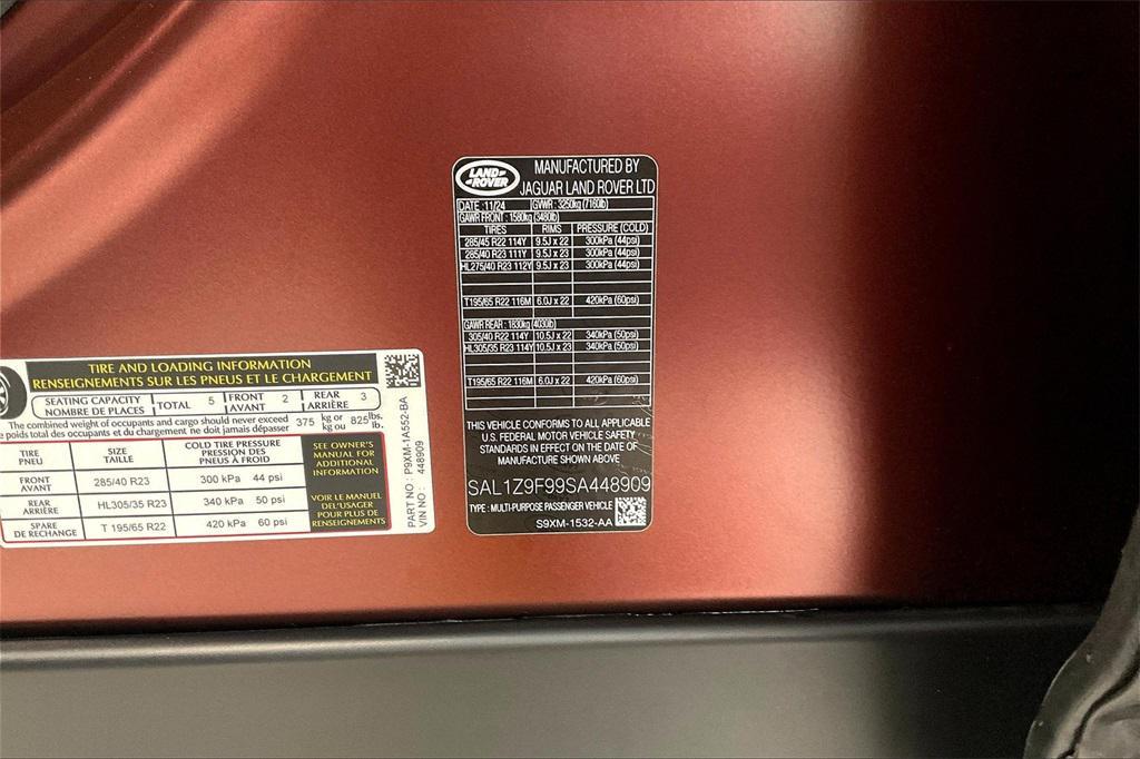 new 2025 Land Rover Range Rover Sport car, priced at $188,130