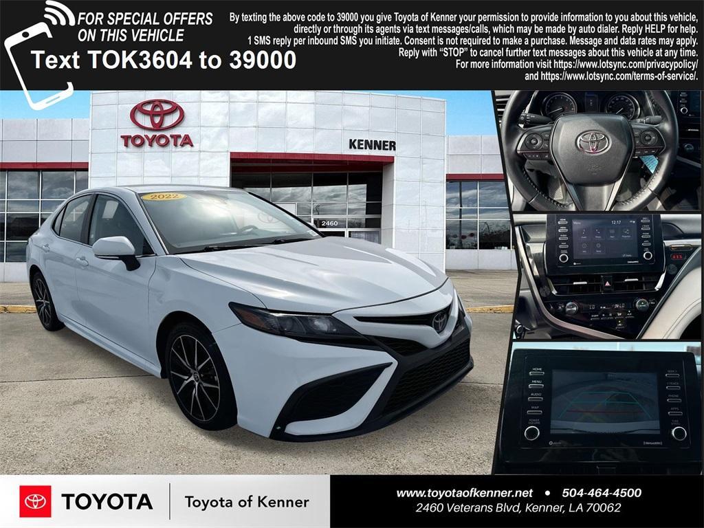 used 2022 Toyota Camry car, priced at $21,840