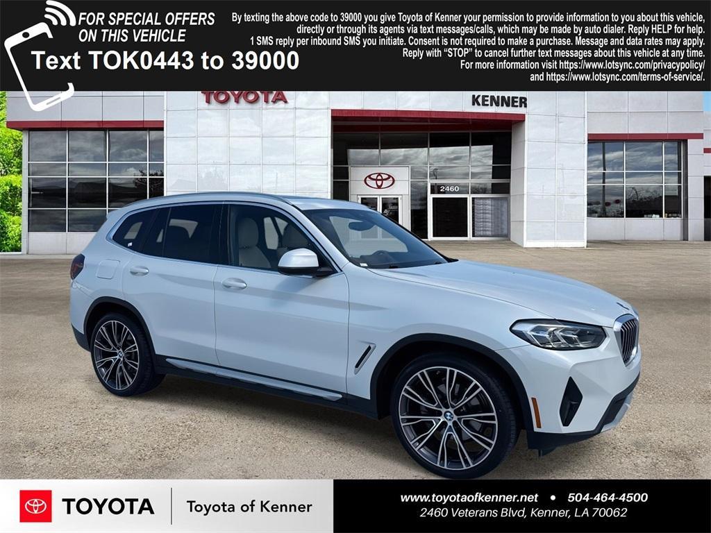 used 2022 BMW X3 car, priced at $35,803