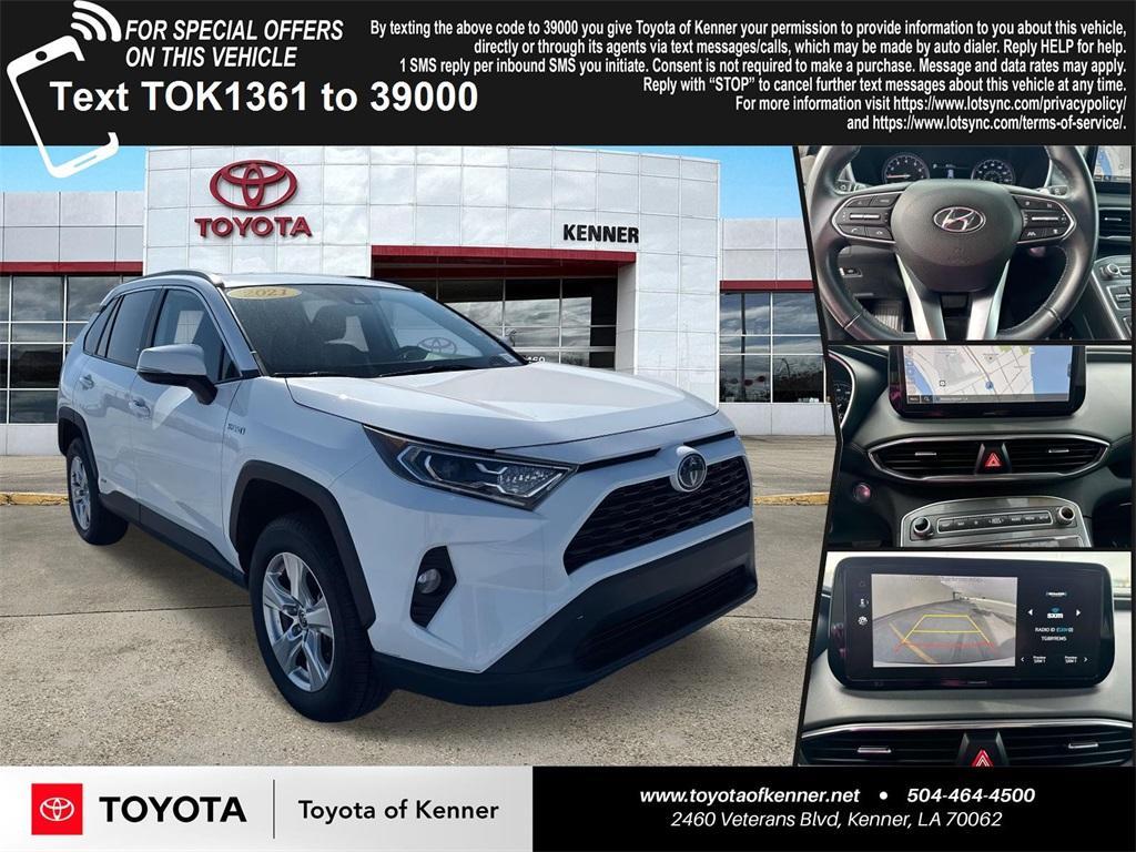 used 2021 Toyota RAV4 Hybrid car, priced at $27,999