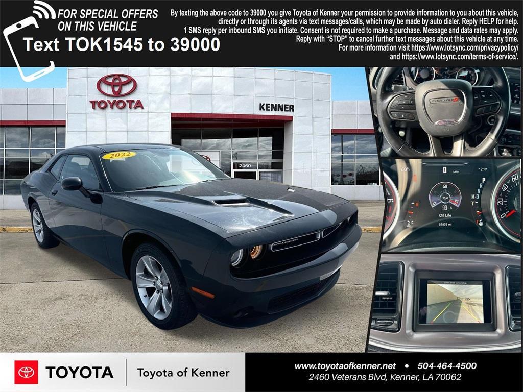 used 2022 Dodge Challenger car, priced at $21,495