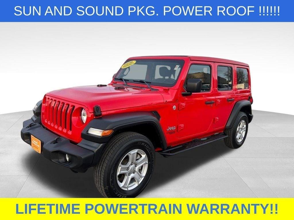 used 2021 Jeep Wrangler Unlimited car, priced at $28,495