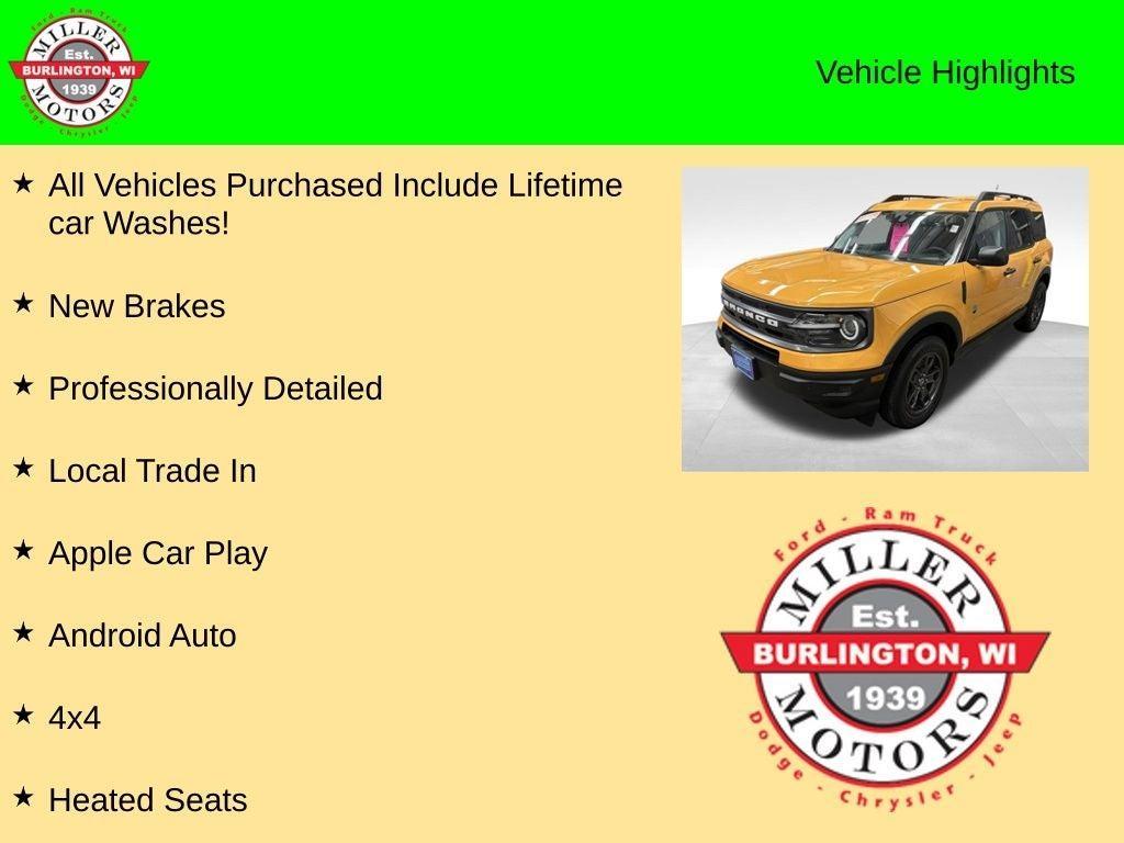 used 2022 Ford Bronco Sport car, priced at $21,471