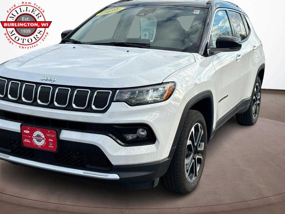 used 2022 Jeep Compass car, priced at $25,414