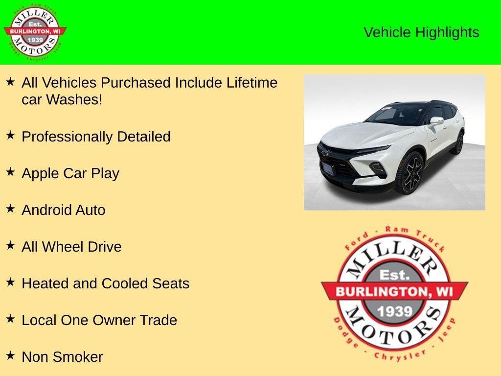 used 2023 Chevrolet Blazer car, priced at $29,967