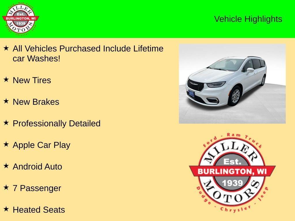 used 2022 Chrysler Pacifica car, priced at $23,470