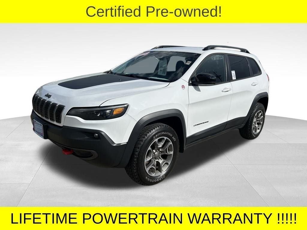 used 2022 Jeep Cherokee car, priced at $27,850