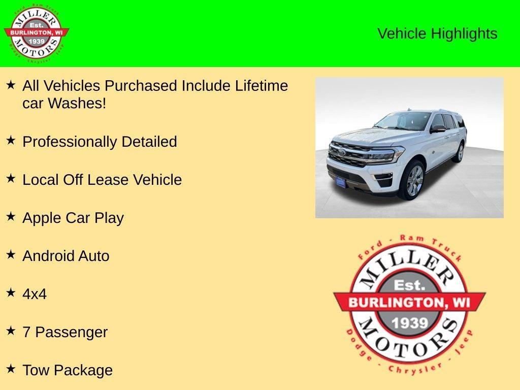 used 2022 Ford Expedition Max car, priced at $59,995