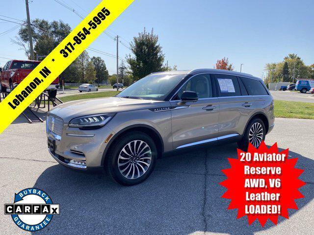 used 2020 Lincoln Aviator car, priced at $31,980