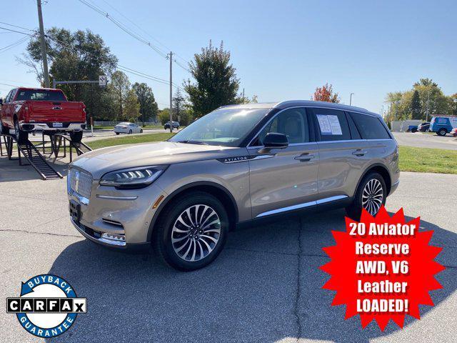 used 2020 Lincoln Aviator car, priced at $33,000