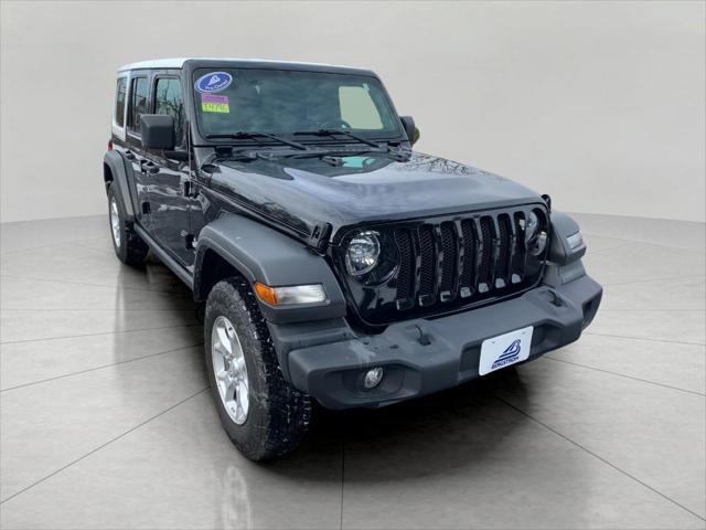 used 2021 Jeep Wrangler Unlimited car, priced at $29,323