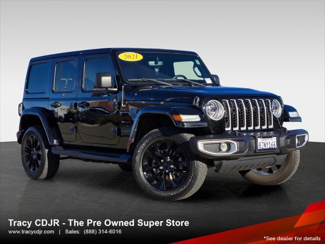 used 2021 Jeep Wrangler Unlimited car, priced at $32,188