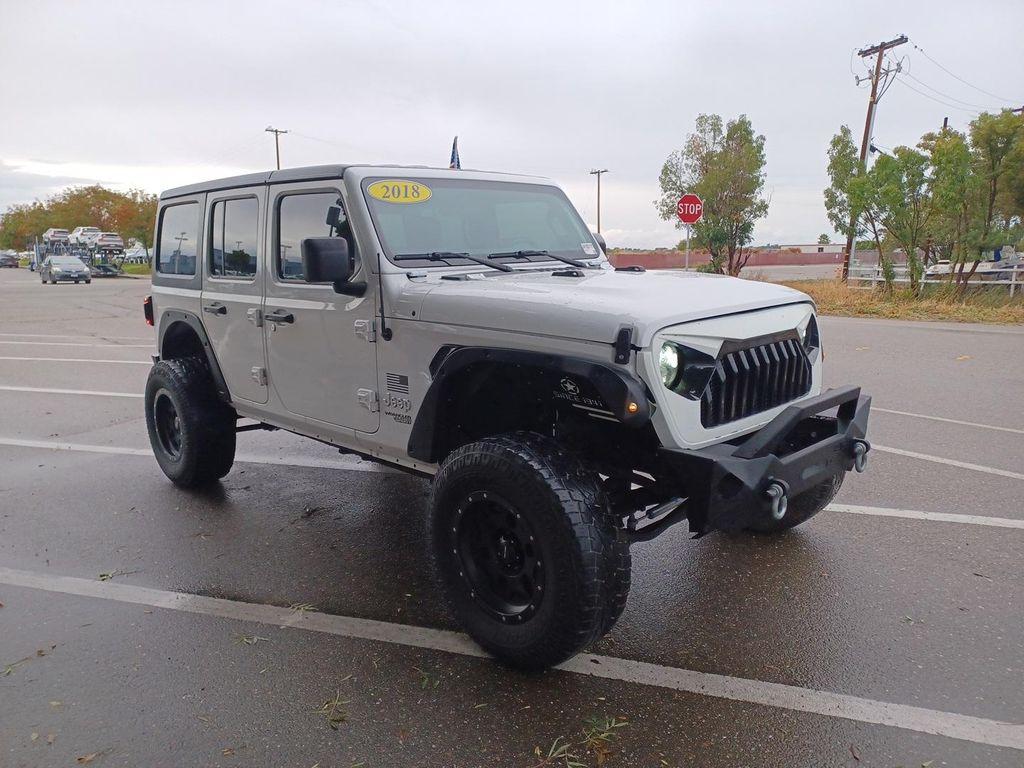 used 2018 Jeep Wrangler Unlimited car, priced at $21,198