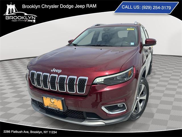 used 2021 Jeep Cherokee car, priced at $23,158