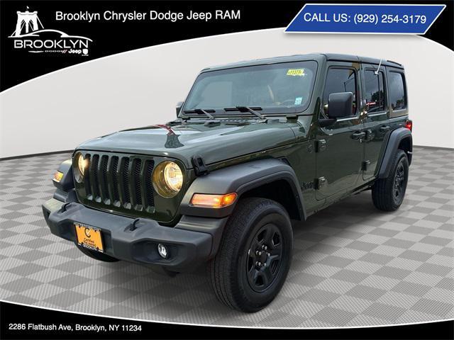 used 2022 Jeep Wrangler Unlimited car, priced at $32,989