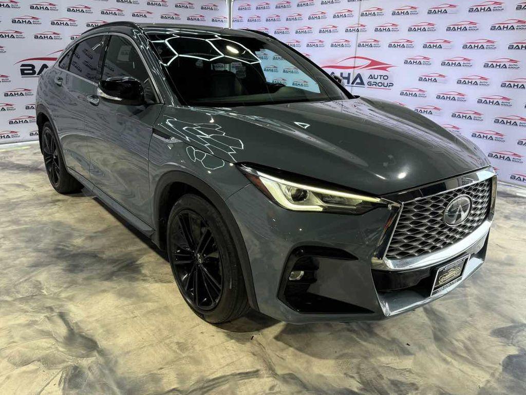 used 2022 INFINITI QX55 car, priced at $27,695