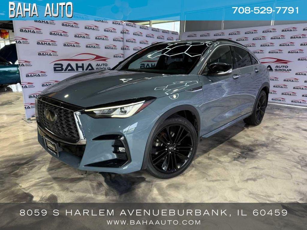 used 2022 INFINITI QX55 car, priced at $27,695