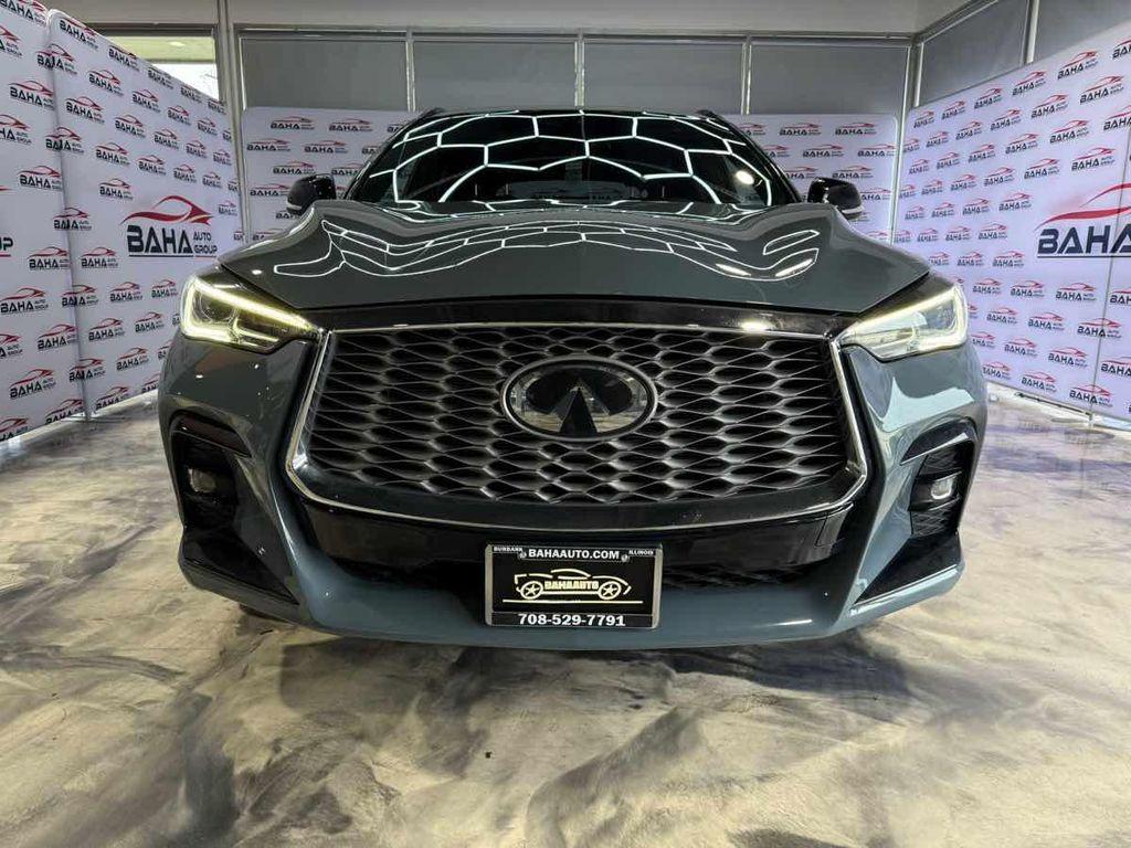 used 2022 INFINITI QX55 car, priced at $27,695