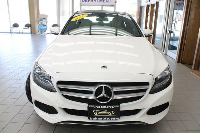 used 2018 Mercedes-Benz C-Class car, priced at $24,595