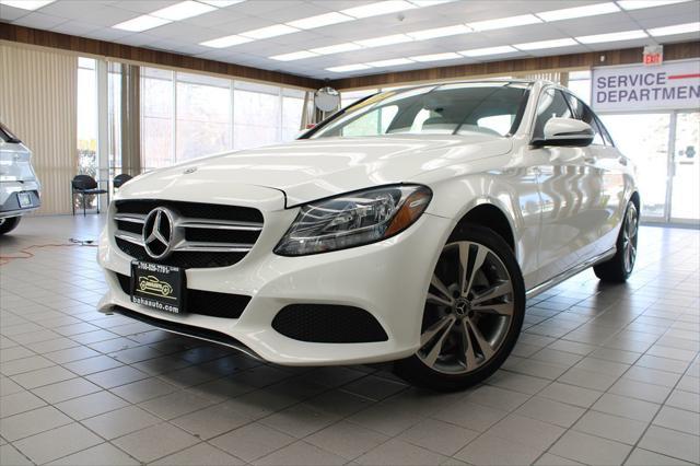 used 2018 Mercedes-Benz C-Class car, priced at $24,595