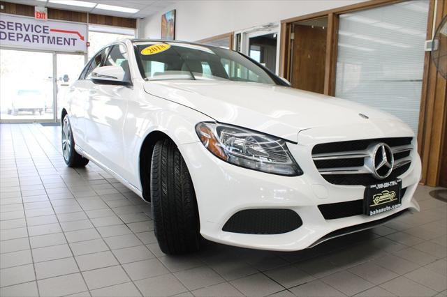 used 2018 Mercedes-Benz C-Class car, priced at $24,595