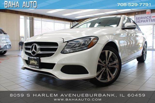 used 2018 Mercedes-Benz C-Class car, priced at $24,595