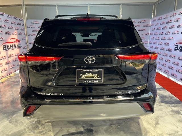 used 2021 Toyota Highlander car, priced at $27,595