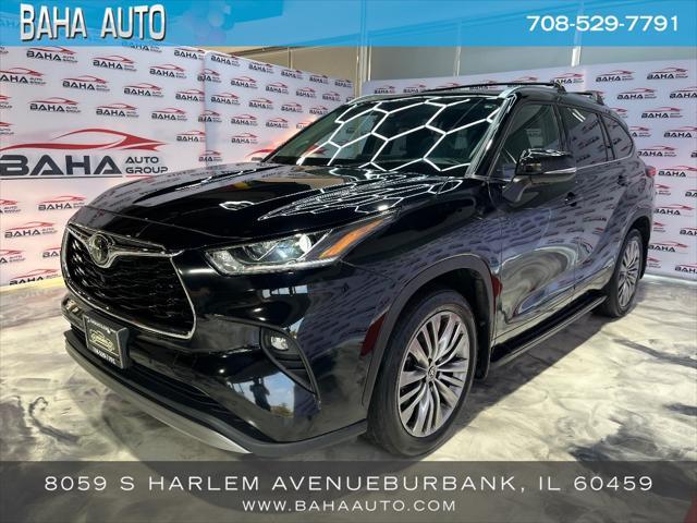 used 2021 Toyota Highlander car, priced at $27,595