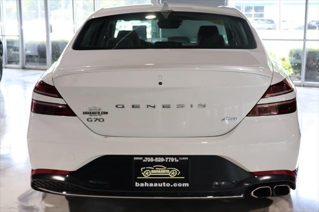 used 2022 Genesis G70 car, priced at $27,995