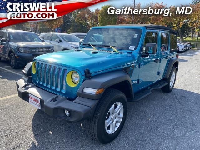 used 2020 Jeep Wrangler Unlimited car, priced at $28,500