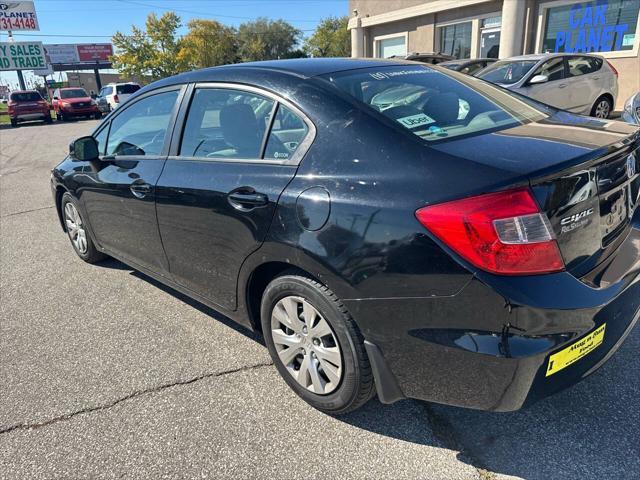 used 2012 Honda Civic car, priced at $5,999