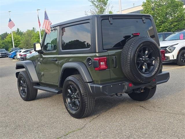 used 2021 Jeep Wrangler car, priced at $32,300